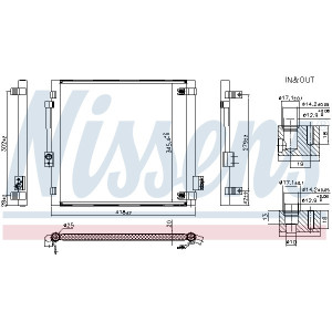 NISSENS 940688 Condensador de aire acondicionado