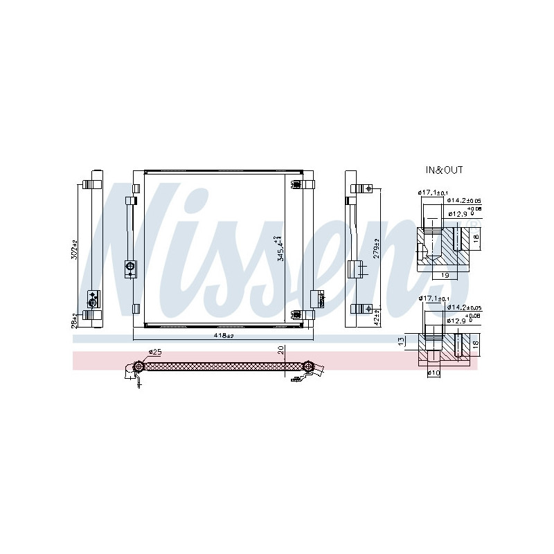NISSENS 940688 Condensatore climatizzatore