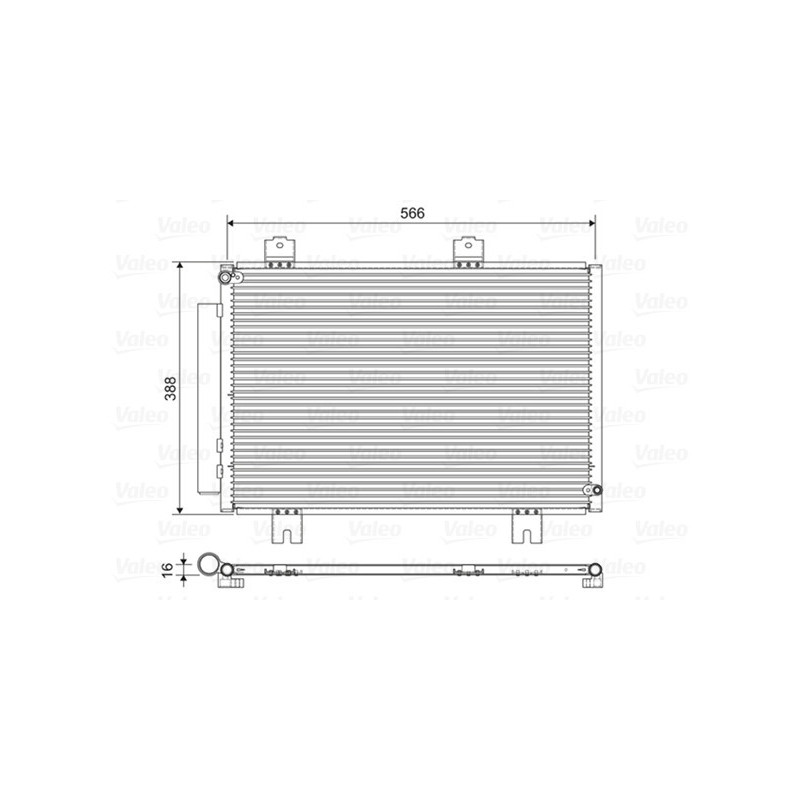VALEO 822594 Skraplacz klimatyzacji