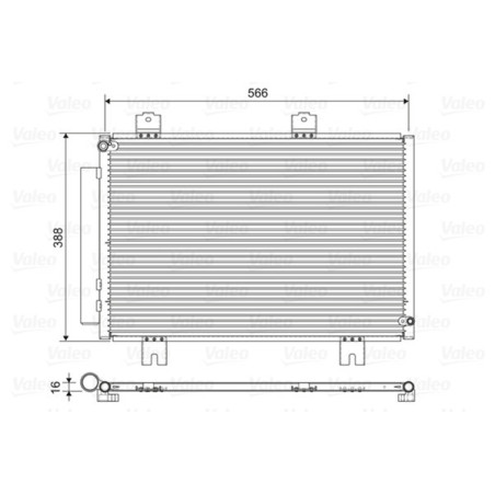 VALEO 822594 Condensador de aire acondicionado