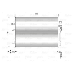 VALEO 822625 Condensador de aire acondicionado