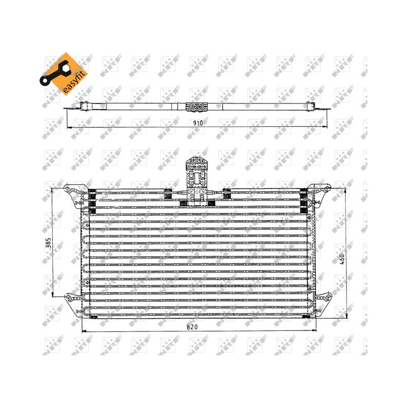 NRF 35061 Condensador de aire acondicionado