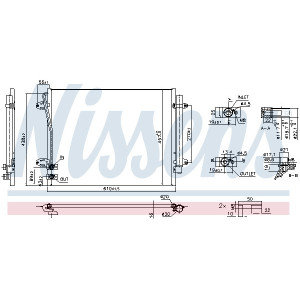 NISSENS 940864 Condensatore climatizzatore