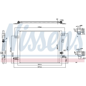 NISSENS 941061 Air conditioning condenser
