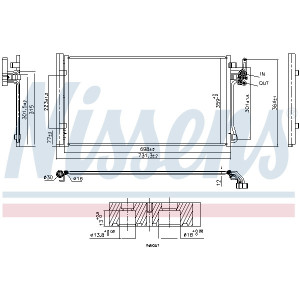 NISSENS 941286 Condenseur de climatisation