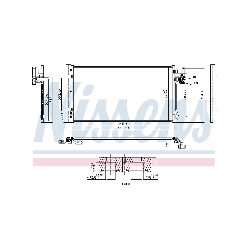 NISSENS 941286 Condensatore climatizzatore