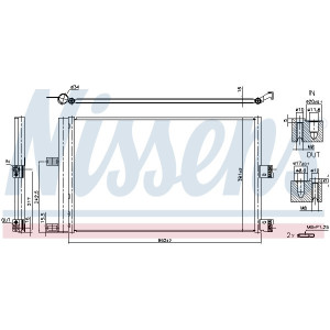 NISSENS 941210 Skraplacz klimatyzacji
