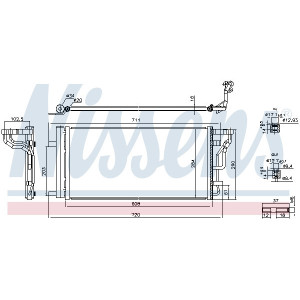 NISSENS 941289 Condenseur de climatisation