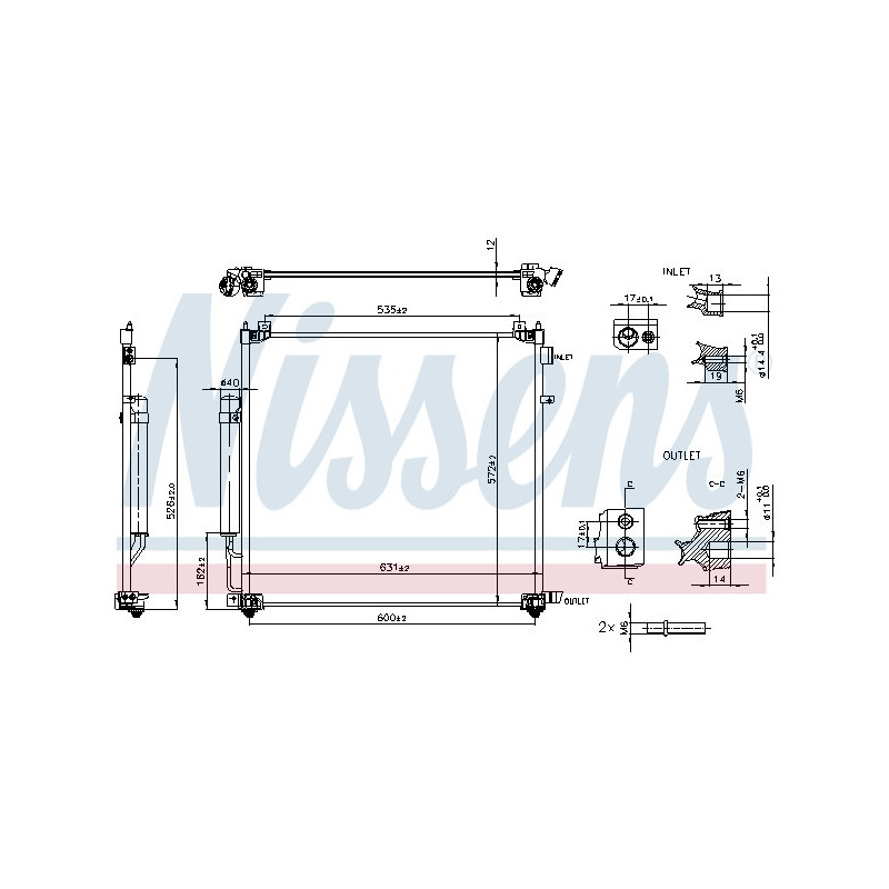 NISSENS 941295 Condensatore climatizzatore
