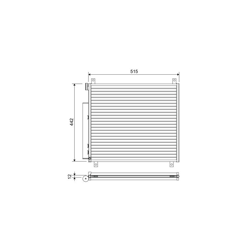 VALEO 822655 Condensador de aire acondicionado