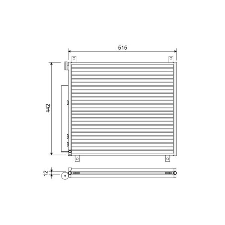 VALEO 822655 Condensador de aire acondicionado