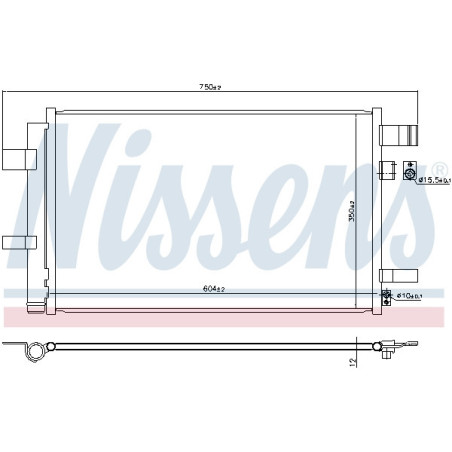 NISSENS 940933 Condensatore climatizzatore