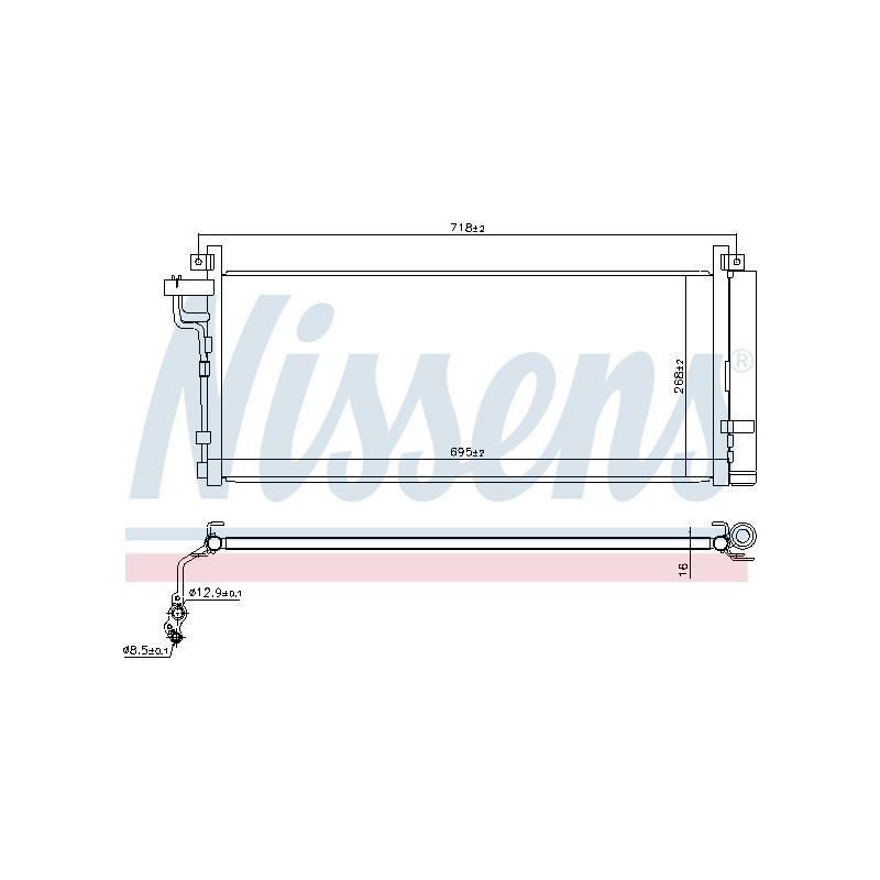 NISSENS 940935 Condensador de aire acondicionado
