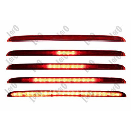 Terzo luce del freno Dinamico LED per Audi A6 C6 Allroad Avant (2005-2011) - LORO 003-15-870D