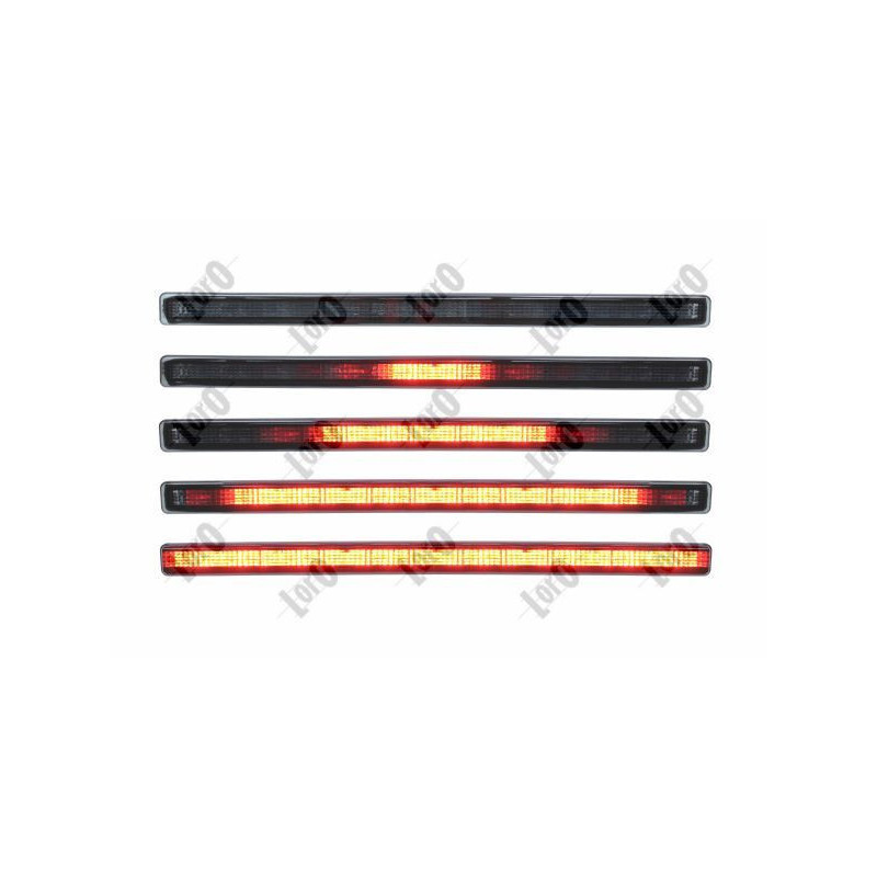 Tretie brzdové svetlo dymové dynamický LED pre Audi A4 B6 Avant (2001-2004) - LORO 003-25-870SD