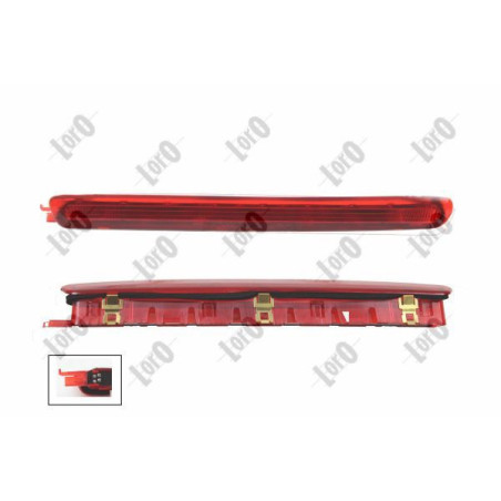 Tretie brzdové svetlo dynamický LED pre SEAT Ibiza IV Leon II - LORO 046-24-870D
