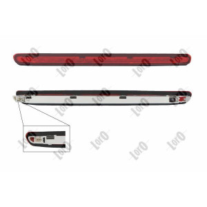 Tretie brzdové svetlo dynamický LED pre pre Volkswagen Caddy - LORO 053-54-870D