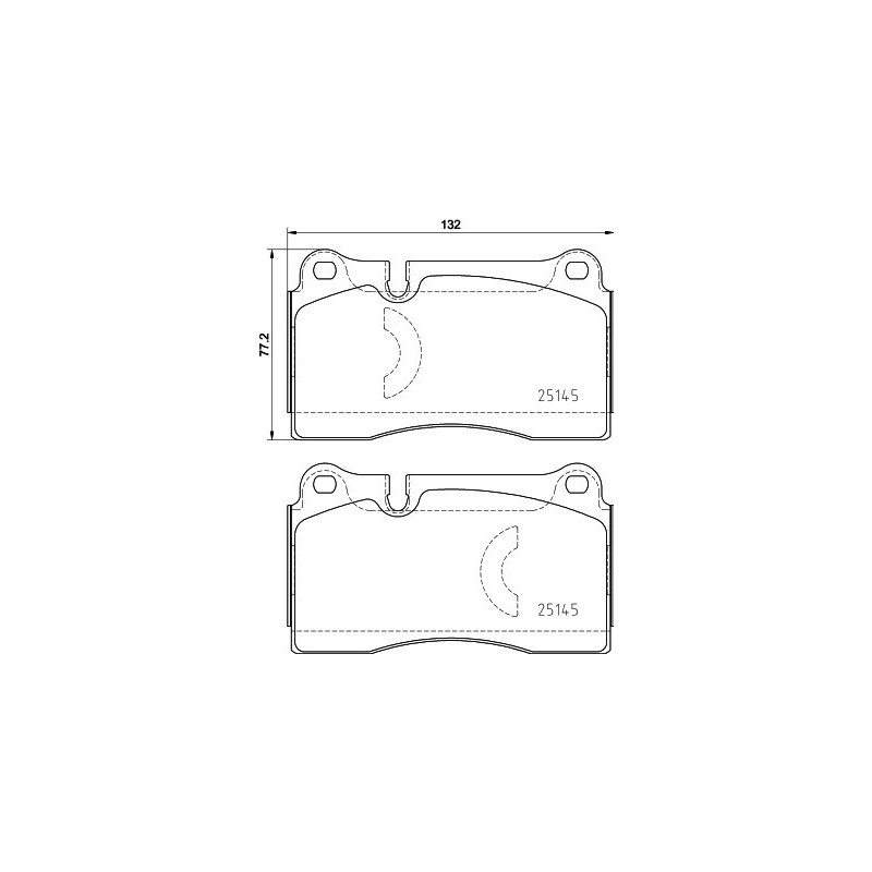 BREMBO P 85 159 Brake Pads Set Front for Leon Formentor Ateca TT A3