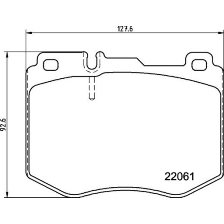 BREMBO P 50 145 Brake Pads Set Front for Mercedes GLC CLS E
