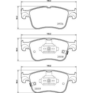 BREMBO P 24 218 Klocki hamulcowe przód dla Focus Kuga Puma
