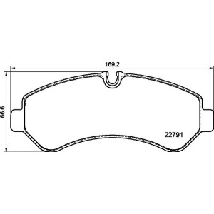 BREMBO P 50 150 Pastiglie freno posteriore per Mercedes Sprinter