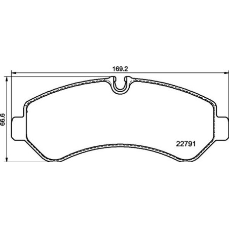 BREMBO P 50 150 Plaquettes de frein arrière pour Mercedes Sprinter
