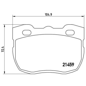 BREMBO P 99 001 Klocki hamulcowe przód dla Land Rover Defender