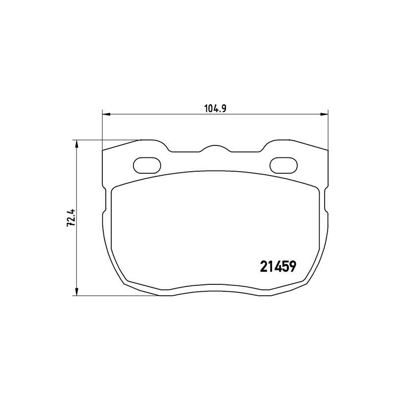 BREMBO P 99 001 Bremsbeläge Vorne für Land Rover Defender