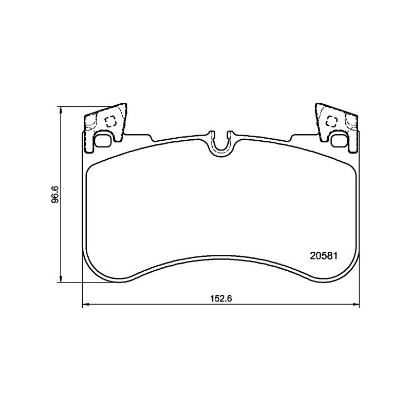 BREMBO P 44 029 Pastillas de freno delantero para Land Rover Defender Discovery