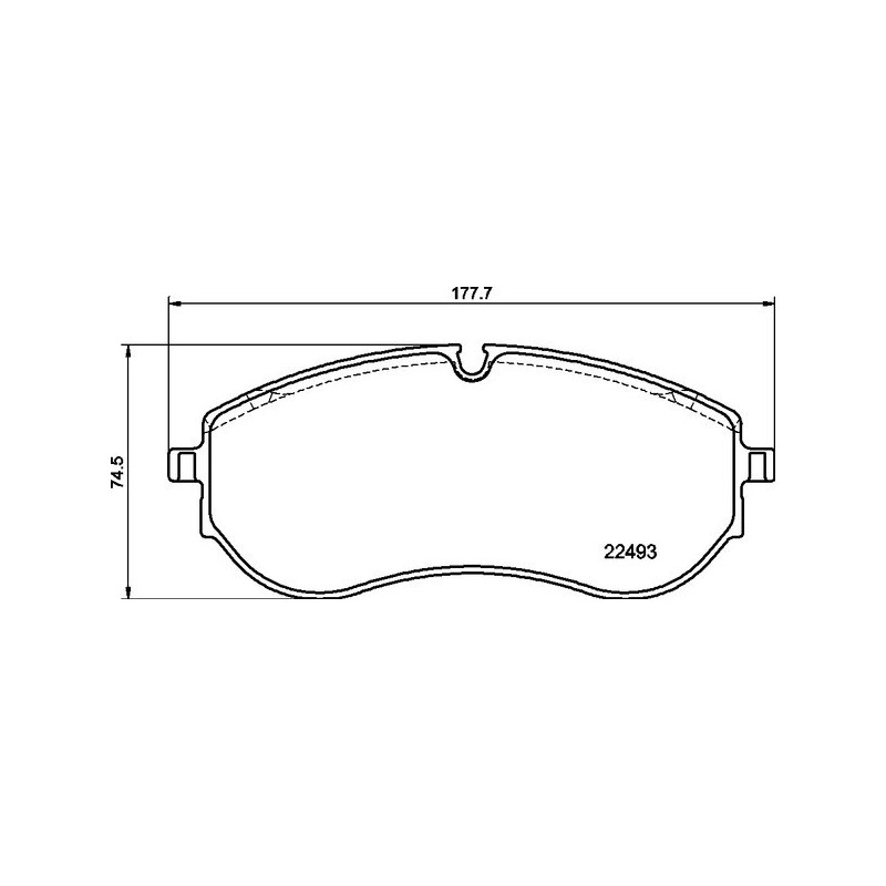BREMBO P 85 179 Plaquettes de frein avant pour Crafter TGE