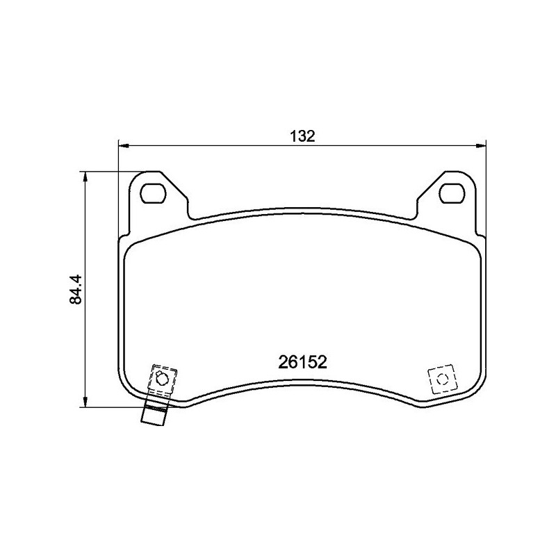 BREMBO P 09 029 Pastillas de freno delantero para