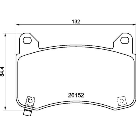 BREMBO P 09 029 Klocki hamulcowe przód dla