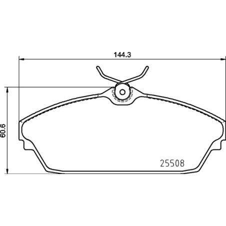 BREMBO P 82 003 Plaquettes de frein avant pour