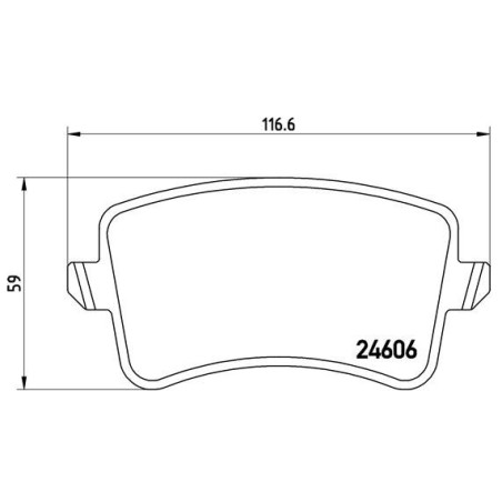 BREMBO P 85 099X Klocki hamulcowe tył dla Audi A5 A4 Q5