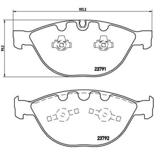 BREMBO P 06 047 Pastillas de freno delantero para 5 6 7 3 Phantom 1