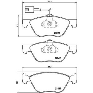 BREMBO P 23 112 Brzdové platničky predné pre Marea GT 146 145 156 Bravo