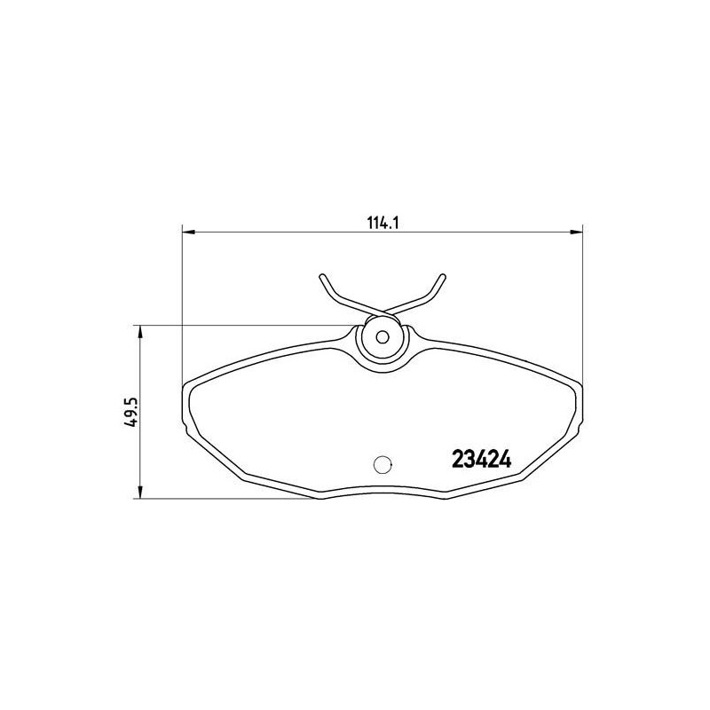 BREMBO P 36 013 Brzdové platničky zadné pre S-Type XJ LS Super Thunderbird
