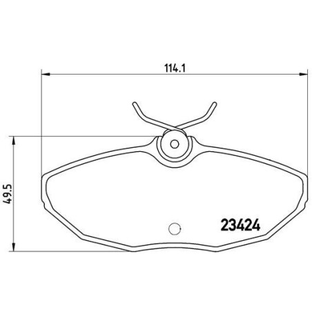 BREMBO P 36 013 Plaquettes de frein arrière pour S-Type XJ LS Super Thunderbird