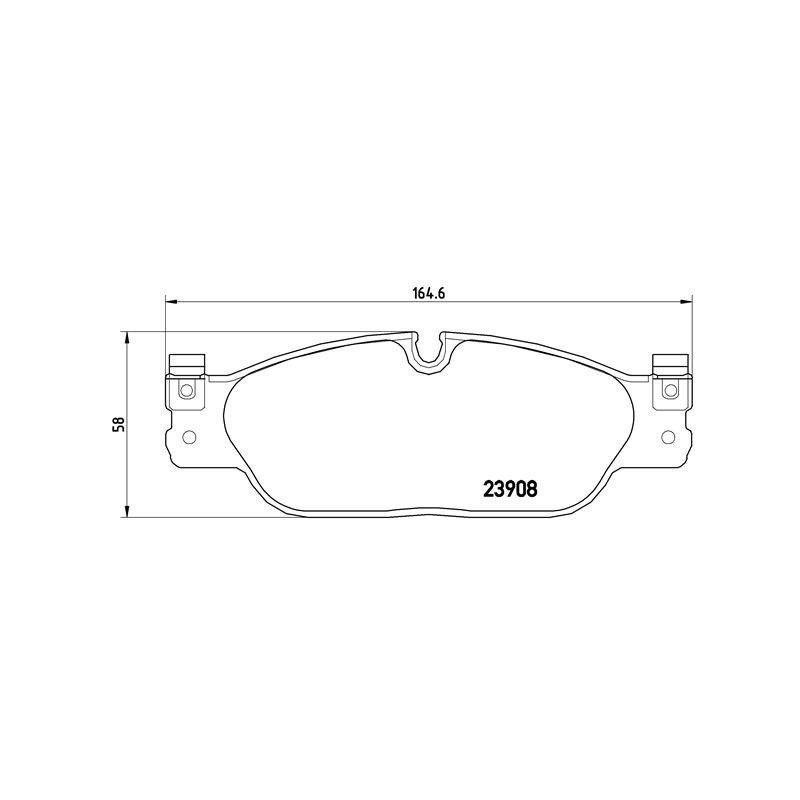 BREMBO P 36 021 Brake Pads Set Front for XJ S-Type Super