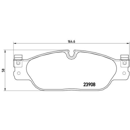 BREMBO P 36 021 Brzdové platničky predné pre XJ S-Type Super