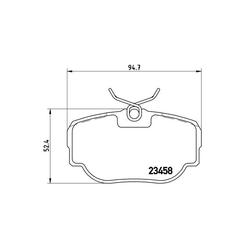 BREMBO P 44 009 Plaquettes de frein arrière pour Land Rover Discovery