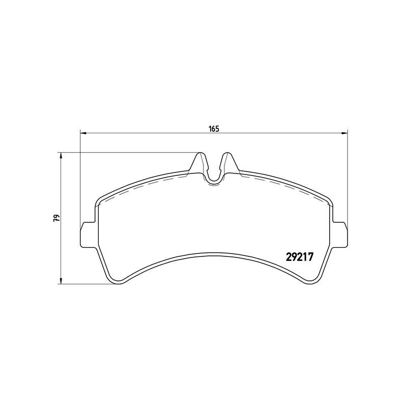BREMBO P 50 060 Brzdové platničky zadné pre Sprinter Crafter V