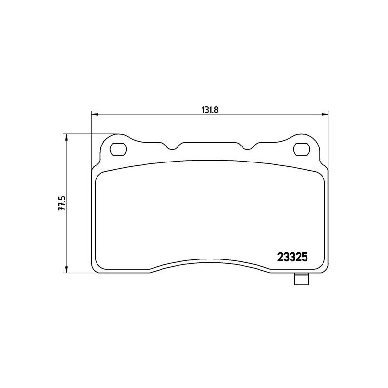 BREMBO P 59 079 Brake Pads Set Front for Camaro Astra Genesis Insignia ATS CT6 Corvette XTS CTS A1