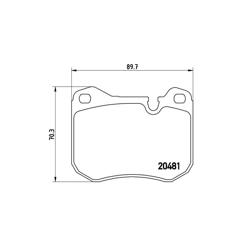 BREMBO P 65 002 Pastillas de freno delantero para Porsche 924 944 928