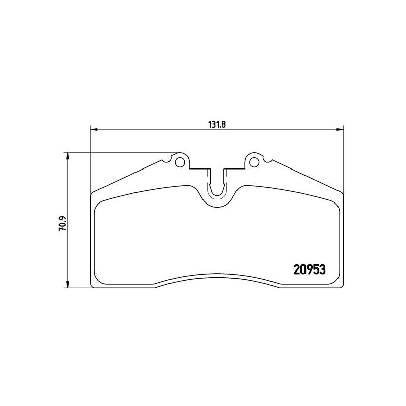 BREMBO P 65 005 Klocki hamulcowe przód dla Porsche 911 928 944 968 959