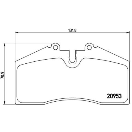 BREMBO P 65 005 Brake Pads Set Front for Porsche 911 928 944 968 959