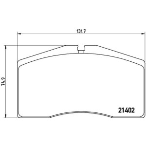 BREMBO P 65 006 Brzdové platničky predné pre 911 80 928 968