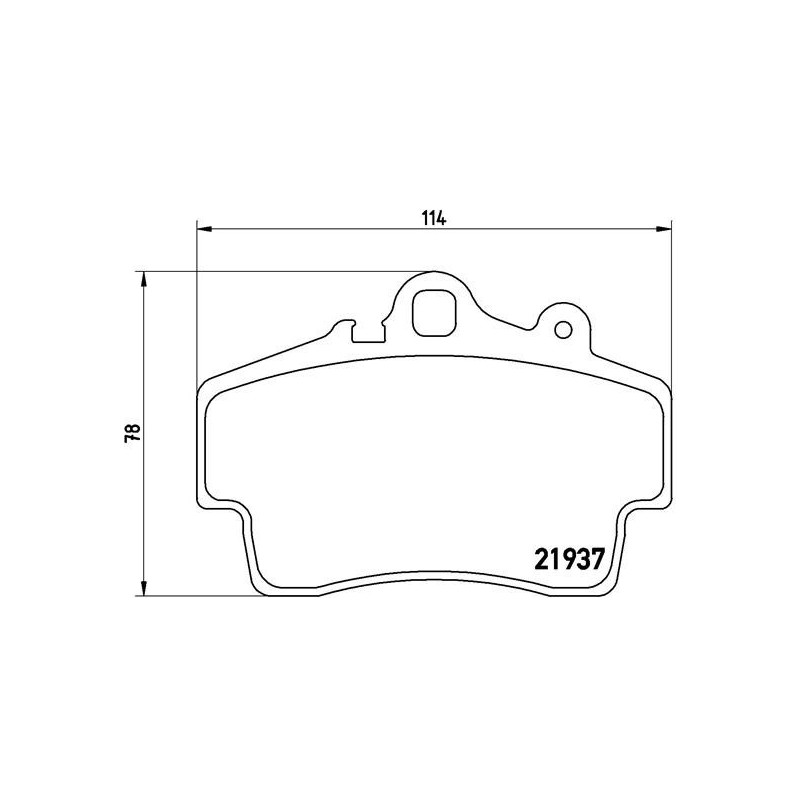 BREMBO P 65 007 Pastiglie freno anteriore per Porsche Boxster Cayman