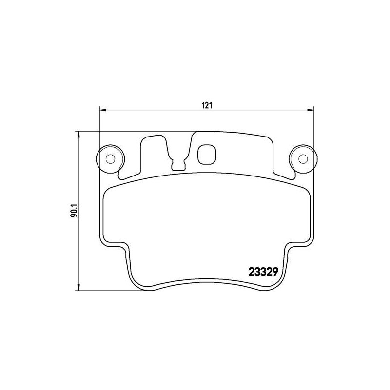 BREMBO P 65 009 Brake Pads Set Front for 911 Boxster Boxter