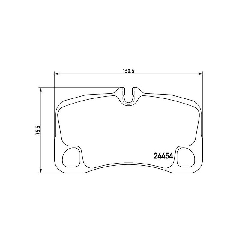 BREMBO P 65 013 Plaquettes de frein arrière pour Porsche 911